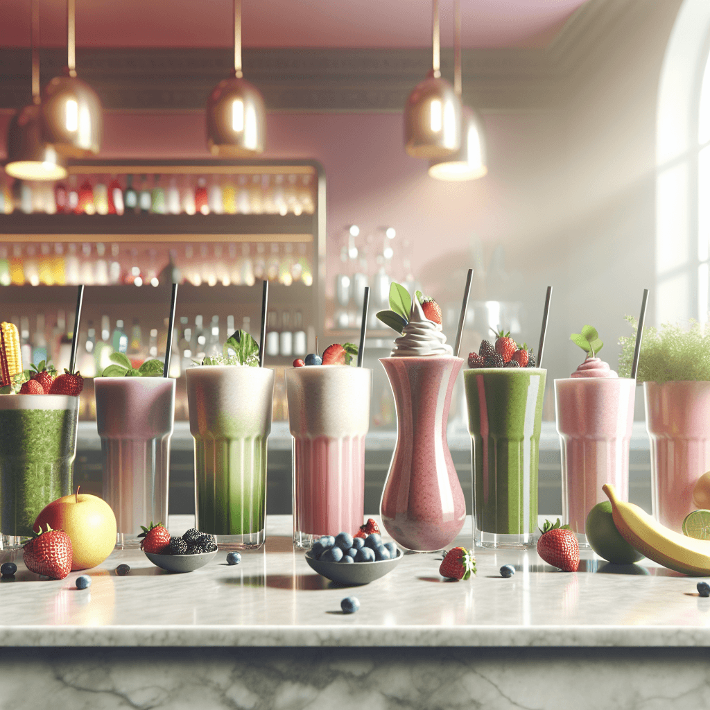 Objevte kouzlo zdravých nápojů a smoothies v Aliv Bart!